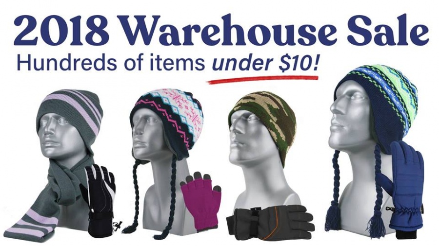 2018 Winter Accessories Warehouse Sale
