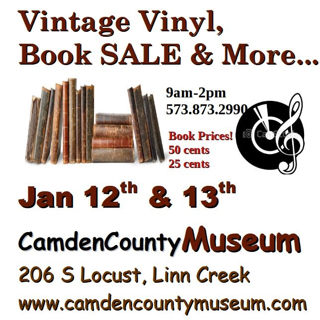 Camden County Museum of Missouri Book and Vinyl Sale