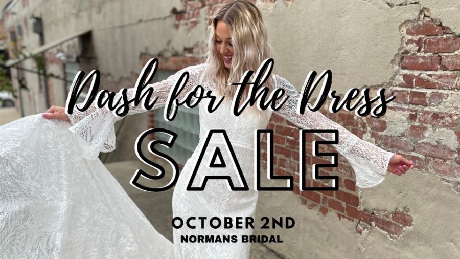 Normans Bridal Dash for the Dress Sale
