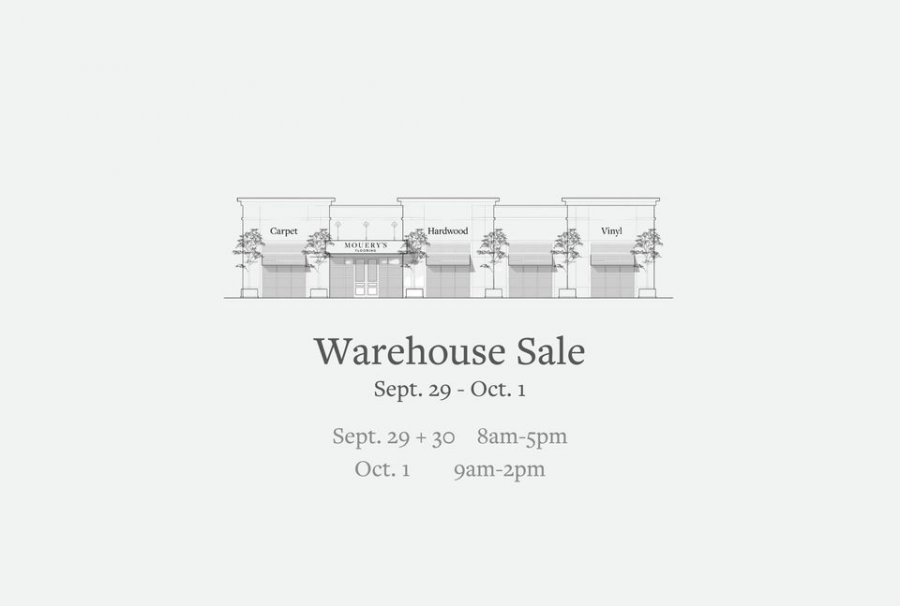 Mouery's Flooring Annual Warehouse Sale