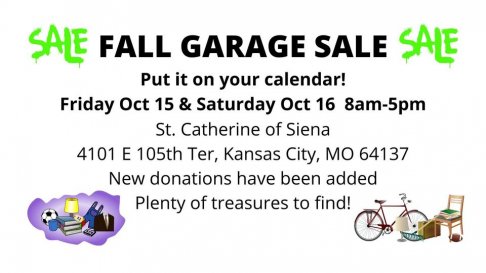 St. Catherine of Siena's FALL GARAGE SALE